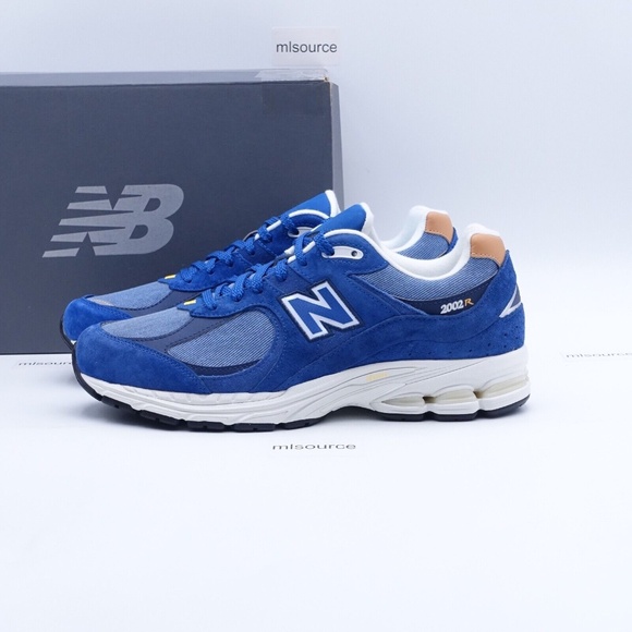 NEW Size 9 Men's New Balance 2002R SE Denim Sneaker M2002REA Atlantic Blue/Sepia - Picture 1 of 8